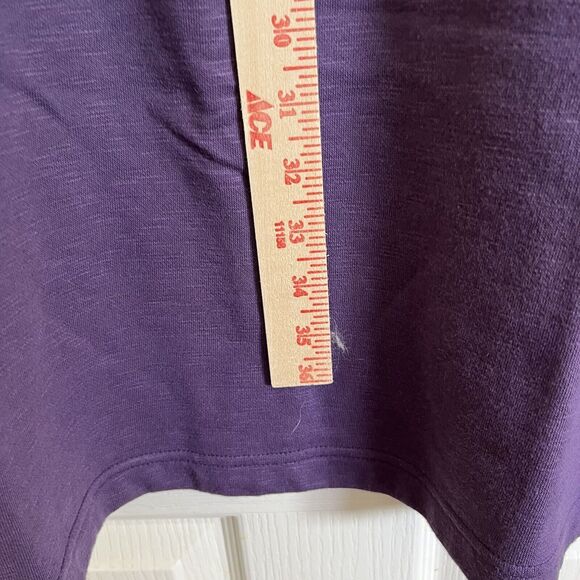 Columbia Wear Everywhere XL Dress Cowl Neck Raglan 3/4 Sleeve Purple Pockets - Picture 6 of 15